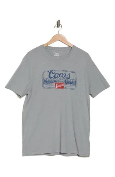 Lucky Brand Coors Mountain Graphic T-shirt In Light Heather