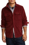 Lucky Brand Corduroy Button-up Top In Port
