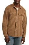 Lucky Brand Corduroy Button-up Top In Teak