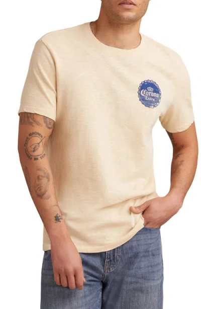 Lucky Brand Corona Extra Cotton Graphic T-shirt In Gray