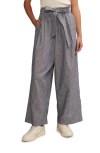 LUCKY BRAND COTTON BLEND PAPERBAG trousers