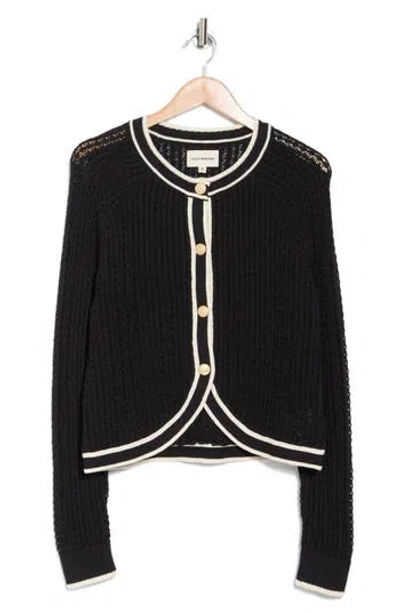 Lucky Brand Cotton Blend Sweater Jacket