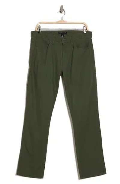 Lucky Brand Cotton Stretch Canvas Pants In Deep Depths