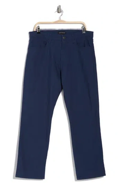 Lucky Brand Cotton Stretch Canvas Pants In Dress Blues