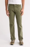 Lucky Brand Cotton Stretch Canvas Pants In Green Caper