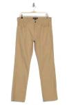 Lucky Brand Cotton Stretch Canvas Pants In Khaki Sand