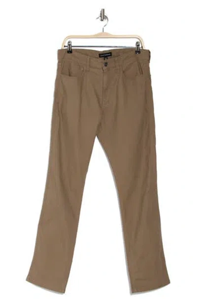 Lucky Brand Cotton Stretch Canvas Pants In Shitake
