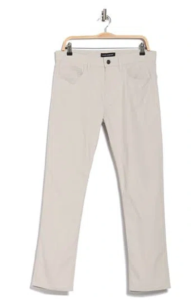 Lucky Brand Cotton Stretch Canvas Pants In Silver