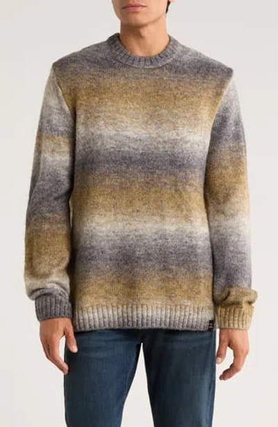 Lucky Brand Crewneck Ombré Sweater In Neutral