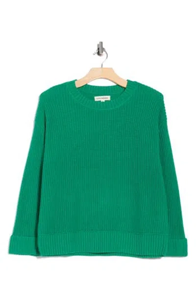 Lucky Brand Crewneck Sweater In Green
