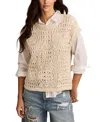 Lucky Brand Crochet Sweater Vest