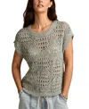 LUCKY BRAND CROCHET SWEATER VEST