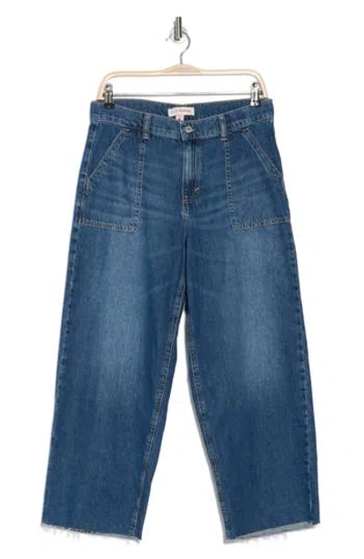 Lucky Brand Crop Utility Jeans In Wickmond Cut