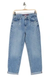 Lucky Brand Crystal Studded Boyfriend Jeans In Blue