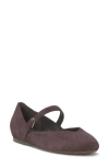 Lucky Brand Cyrena Mary Jane Flat In Burgundy