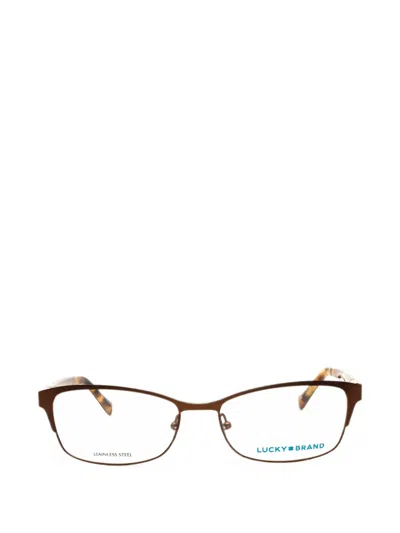 Lucky Brand D119 Rectangle-frame Glasses In Brown