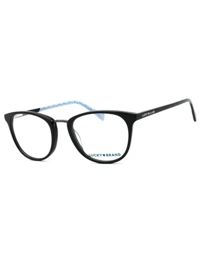 Lucky Brand D217 Women's Rectangular Designer Eyeglasses In Black