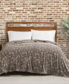 Lucky Brand Daisy Floral Cozy Plush Blanket, Twin/twin Xl In Beige