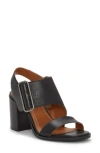 Lucky Brand Women's Darnah Cutout Block-heel City Sandals In Black