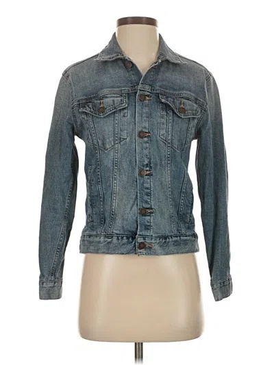 Pre-owned Lucky Brand Denim Jacket In Blue