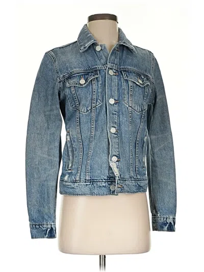 Pre-owned Lucky Brand Denim Jacket In Blue