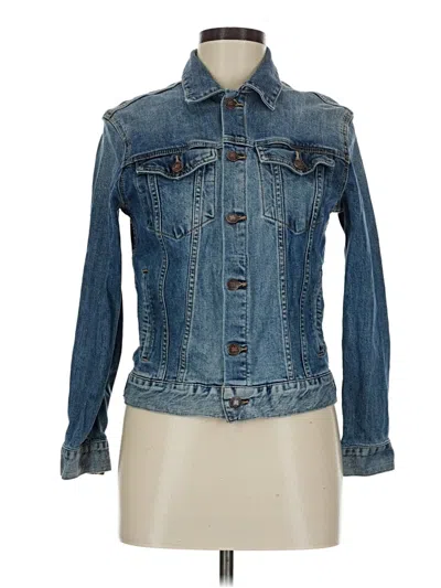 Pre-owned Lucky Brand Denim Jacket In Blue