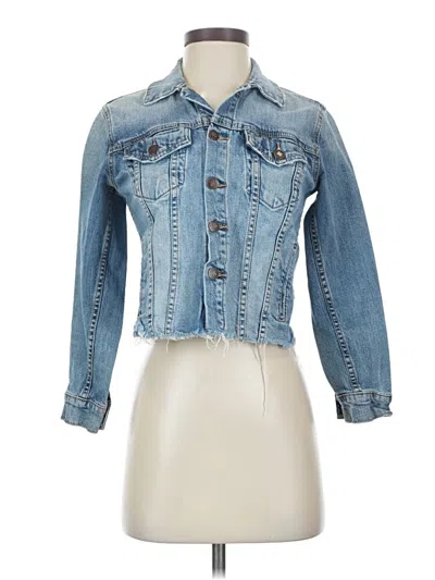 Pre-owned Lucky Brand Denim Jacket In Blue