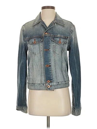 Pre-owned Lucky Brand Denim Jacket In Blue