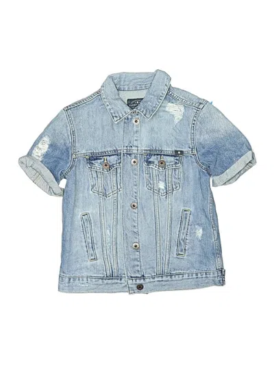 Pre-owned Lucky Brand Kids' Denim Jacket In Blue