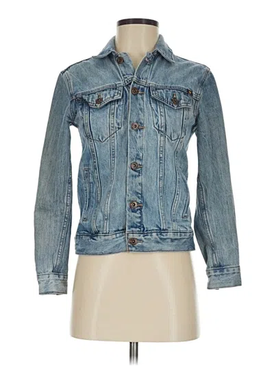 Pre-owned Lucky Brand Denim Jacket In Blue