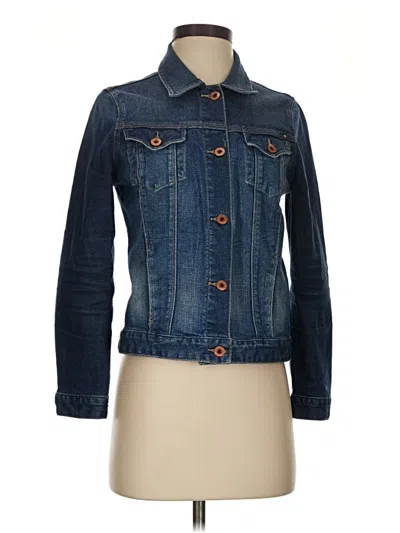 Pre-owned Lucky Brand Denim Jacket In Blue