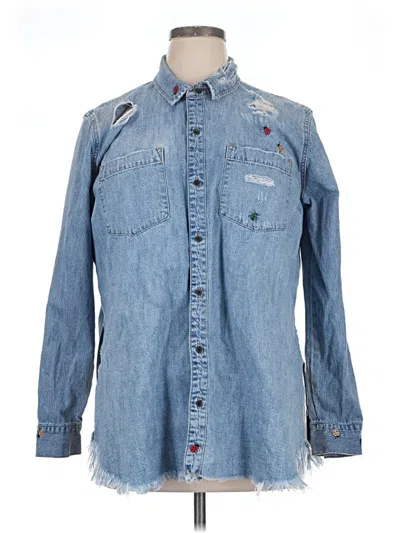 Pre-owned Lucky Brand Denim Jacket In Blue