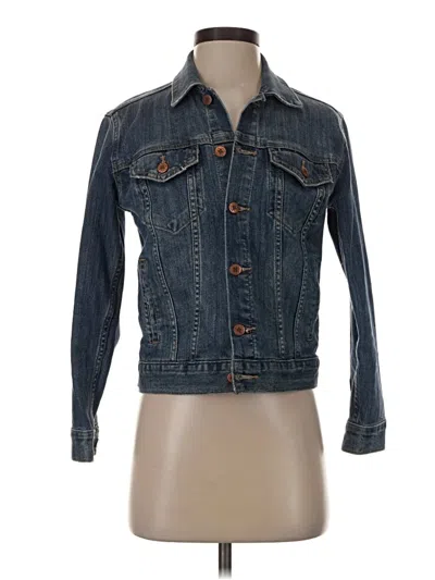 Pre-owned Lucky Brand Denim Jacket In Blue