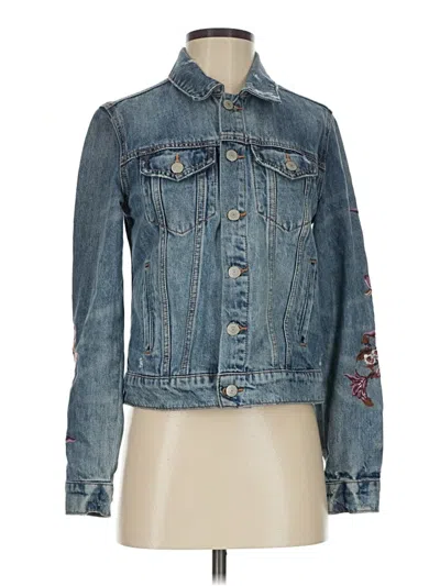 Pre-owned Lucky Brand Denim Jacket In Blue