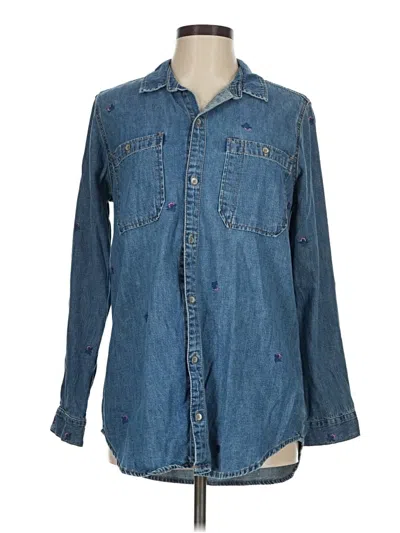 Pre-owned Lucky Brand Denim Jacket In Blue