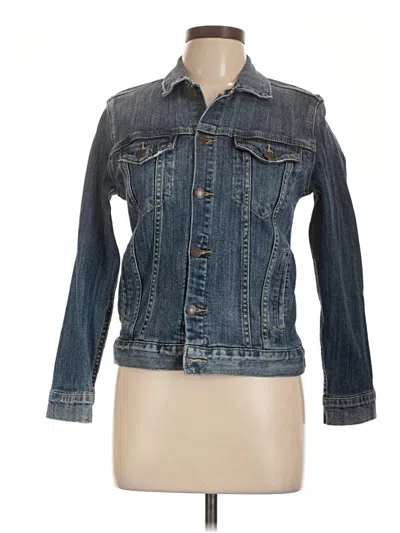 Pre-owned Lucky Brand Denim Jacket In Blue