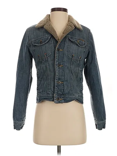 Pre-owned Lucky Brand Denim Jacket In Blue