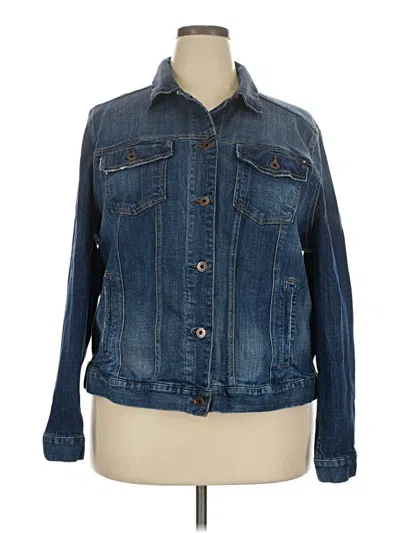 Pre-owned Lucky Brand Denim Jacket In Blue