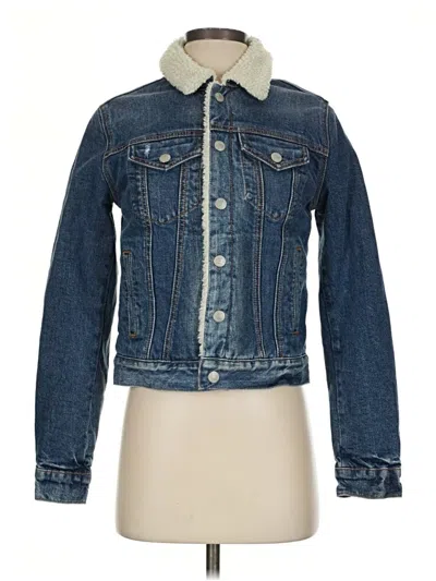 Pre-owned Lucky Brand Denim Jacket In Blue