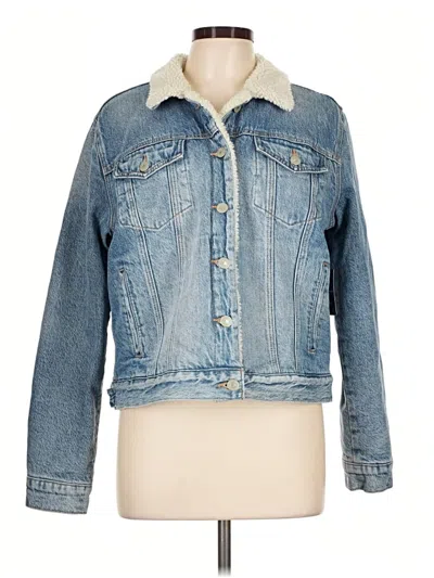 Pre-owned Lucky Brand Denim Jacket In Blue