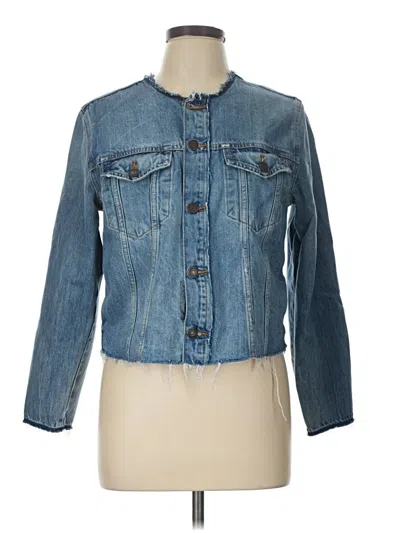 Pre-owned Lucky Brand Denim Jacket In Blue