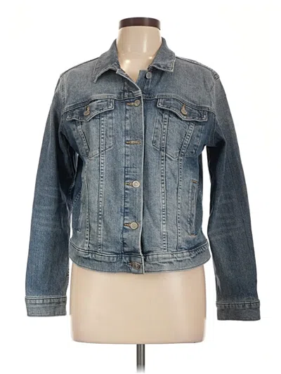 Pre-owned Lucky Brand Denim Jacket In Blue