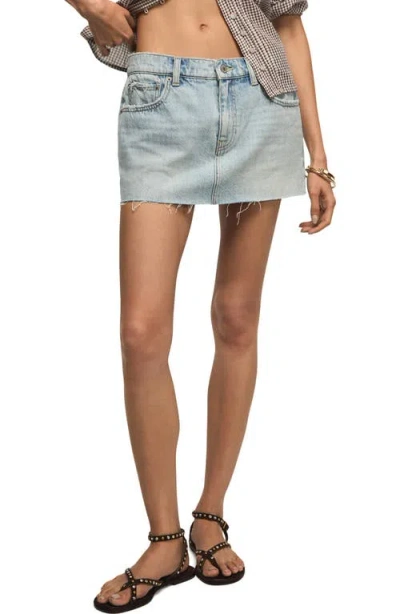 Lucky Brand Denim Miniskort In Blue