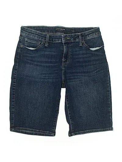 Pre-owned Lucky Brand Denim Shorts In Blue