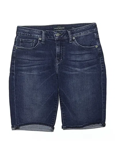 Pre-owned Lucky Brand Denim Shorts In Blue