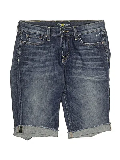 Pre-owned Lucky Brand Denim Shorts In Blue