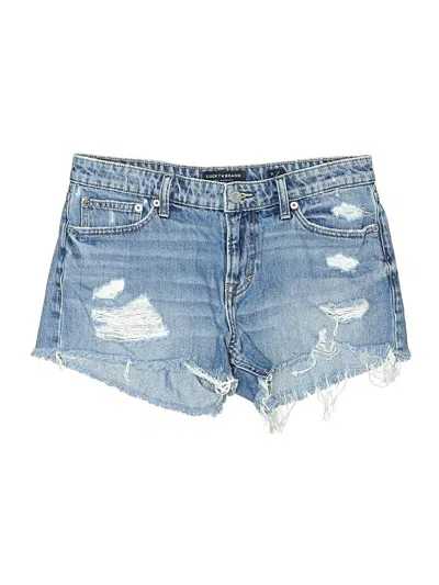 Pre-owned Lucky Brand Denim Shorts In Blue
