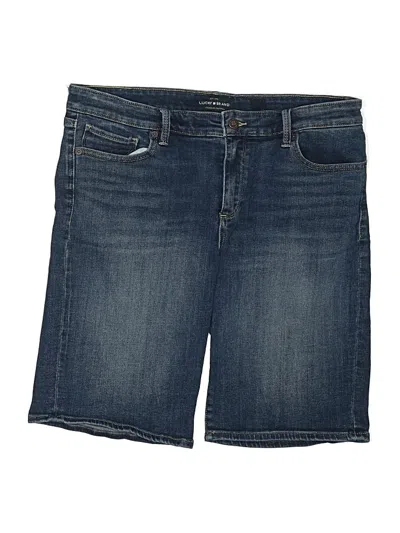 Pre-owned Lucky Brand Denim Shorts In Blue