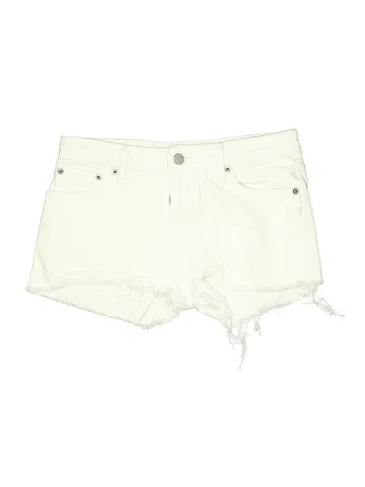 Pre-owned Lucky Brand Denim Shorts In White