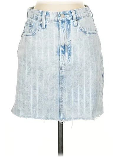 Pre-owned Lucky Brand Denim Skirt In Blue